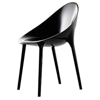 Amazon｜Kartell ダイニングチェア ブラック W55/D54/H84/SH46cm